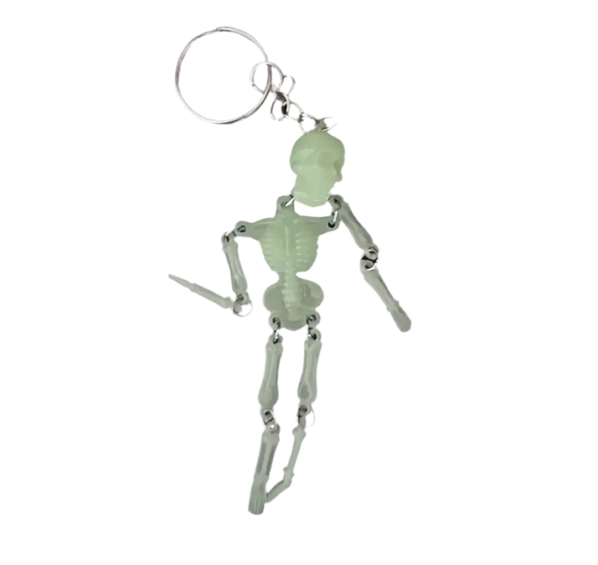 Glow in the Dark Skeleton Keychain