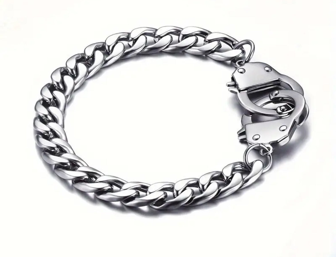 Cuff w/ Cuban Link Bracelet