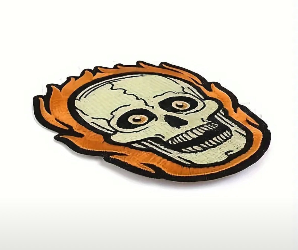 Skull On Fire Patch