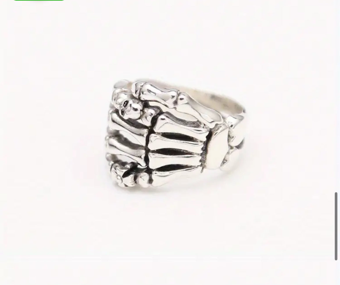 Skeleton Hand Ring