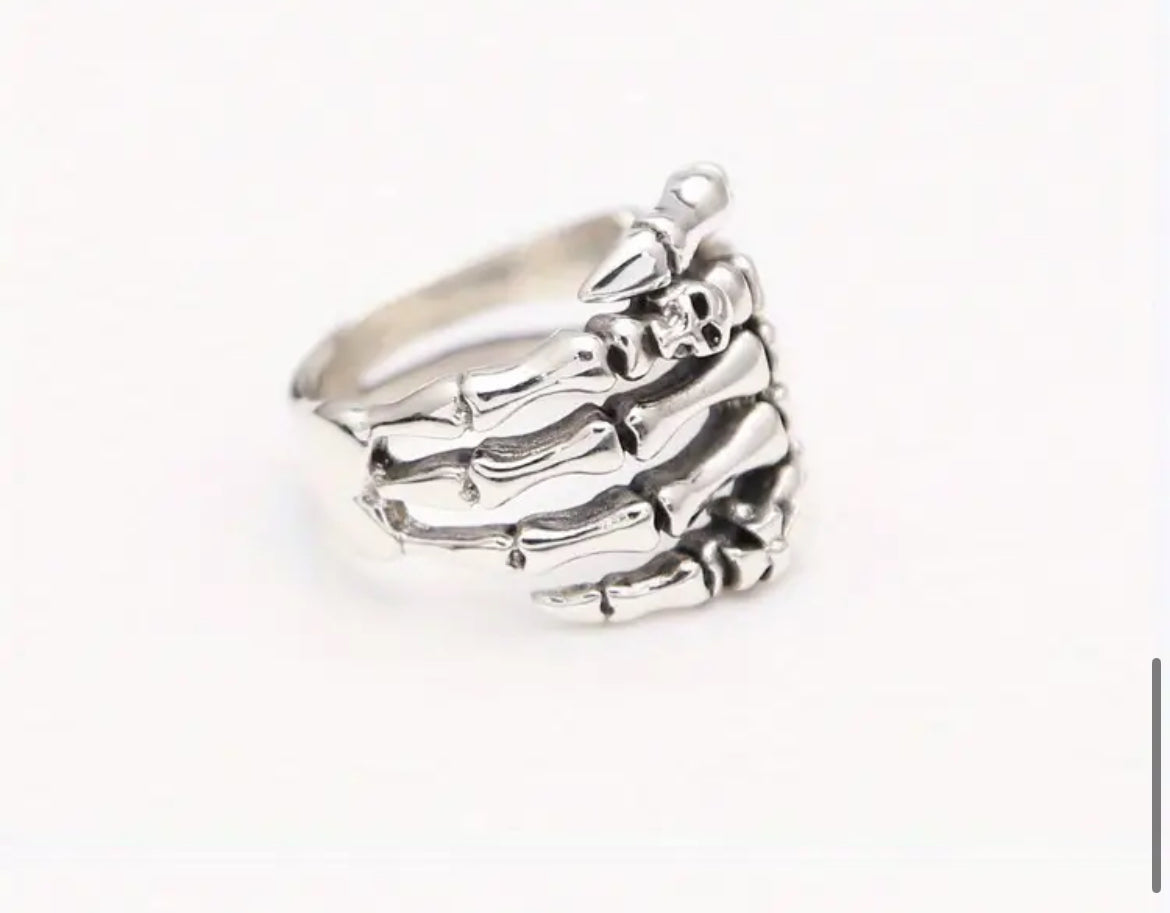 Skeleton Hand Ring