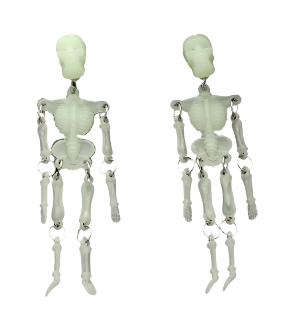 Glow in the Dark Skeleton Keychain