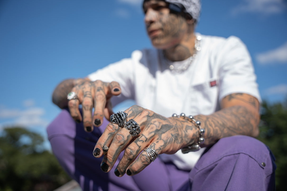 Skeleton Hand Ring