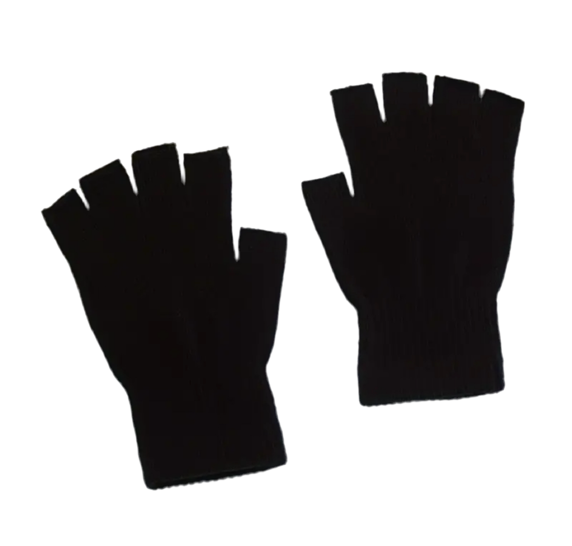 Black Fingerless Gloves