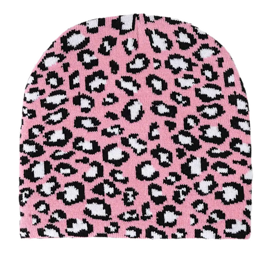 Animal Print Beanie