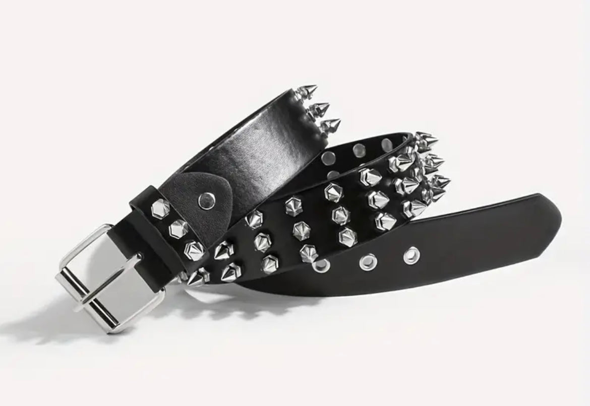 Metal Spiked Belt