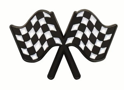 Checkerboard Flags Pin