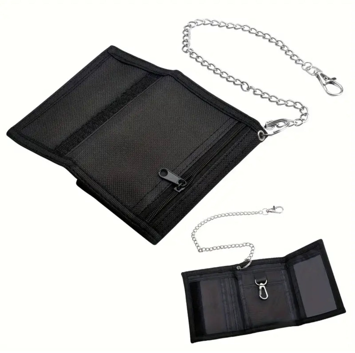 Velcro Wallet w/ Chain Hole