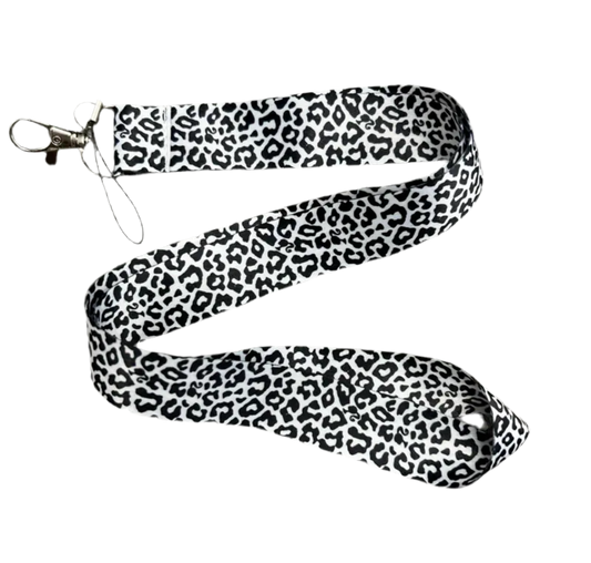 Snow Leopard Lanyard