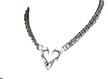 Spiked Heart Necklace