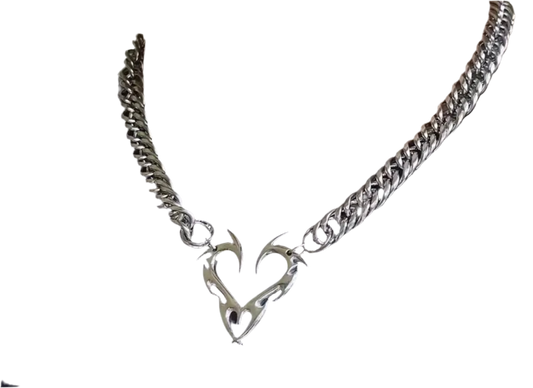 Spiked Heart Necklace