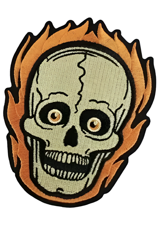 Skull On Fire Patch